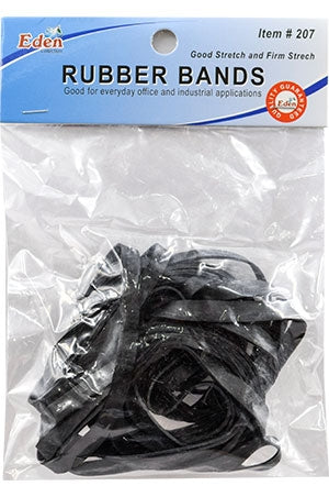 EDEN Rubber Band 300 Pcs  Wide (Black), Sareya Beauty Supply Store in Calgary Alberta Canada